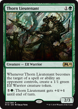 Thorn Lieutenant (Magic 2019 Core Set) Light Play