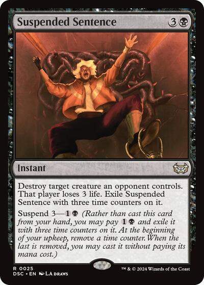 Suspended Sentence (Commander: Duskmourn: House of Horror) Light Play