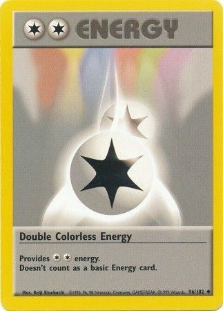 Double Colorless Energy (Base Set) Damaged / Poor
