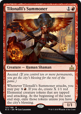 Tilonalli's Summoner (Rivals of Ixalan) Light Play