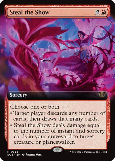 Steal the Show (Extended Art) (Secrets of Strixhaven) Light Play