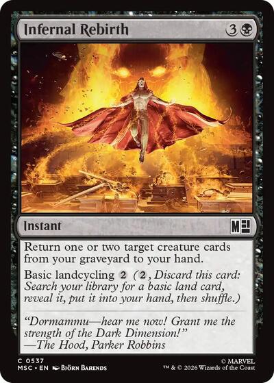 Infernal Rebirth (Commander: Marvel Super Heroes) Light Play