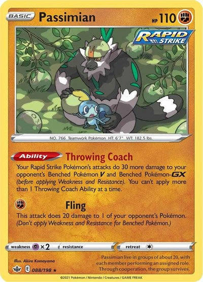 Passimian (SWSH06: Chilling Reign) Medium Play