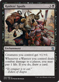 Raiders' Spoils (Khans of Tarkir) Light Play