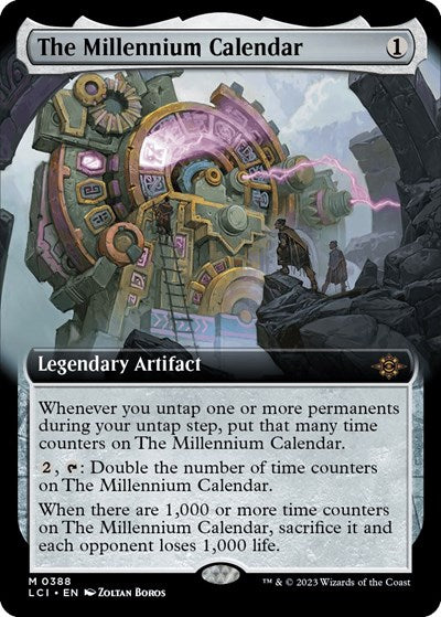 The Millennium Calendar (Extended Art) (The Lost Caverns of Ixalan) Light Play