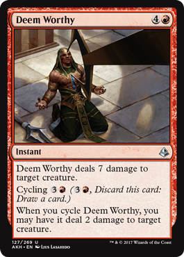 Deem Worthy (Amonkhet) Light Play