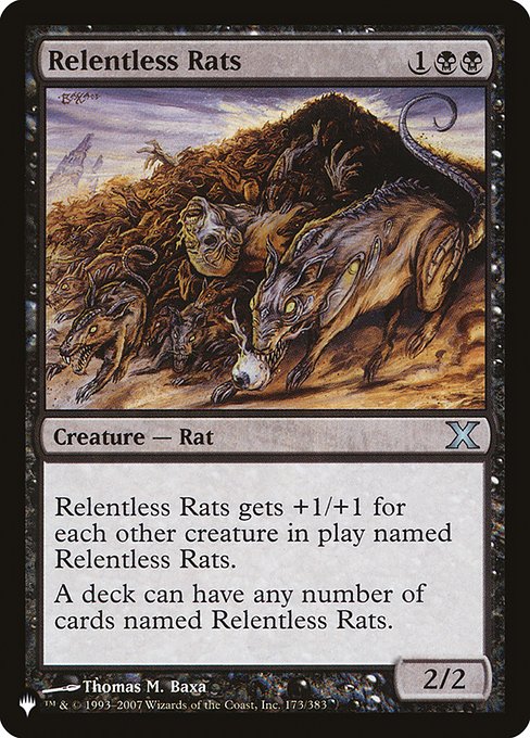 Relentless Rats (The List) Light Play