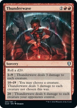Thunderwave (Commander Legends: Battle for Baldur's Gate) Light Play