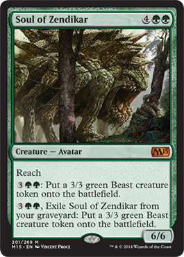 Soul of Zendikar (Magic 2015 Core Set) Light Play