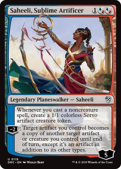 Saheeli, Sublime Artificer (Commander: Aetherdrift) Light Play