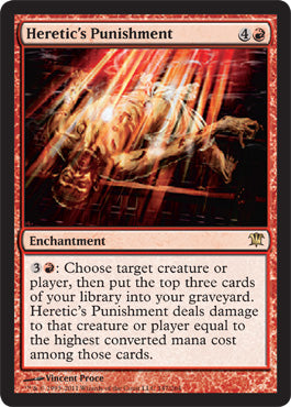 Heretic's Punishment  (Innistrad) Medium Play