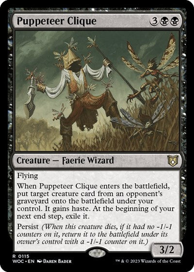 Puppeteer Clique (Commander: Wilds of Eldraine) Light Play