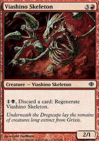 Viashino Skeleton (Shards of Alara) Light Play Foil