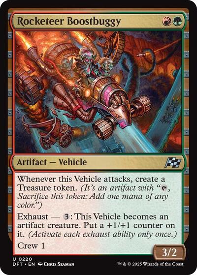 Rocketeer Boostbuggy (Aetherdrift) Light Play Foil