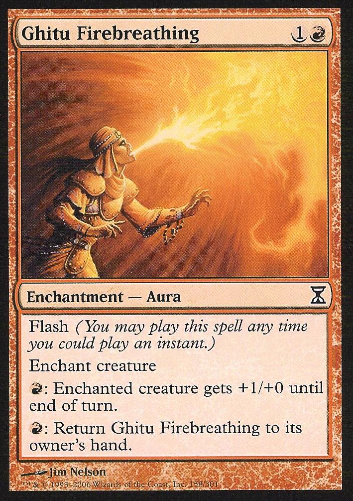 Ghitu Firebreathing (Time Spiral) Medium Play