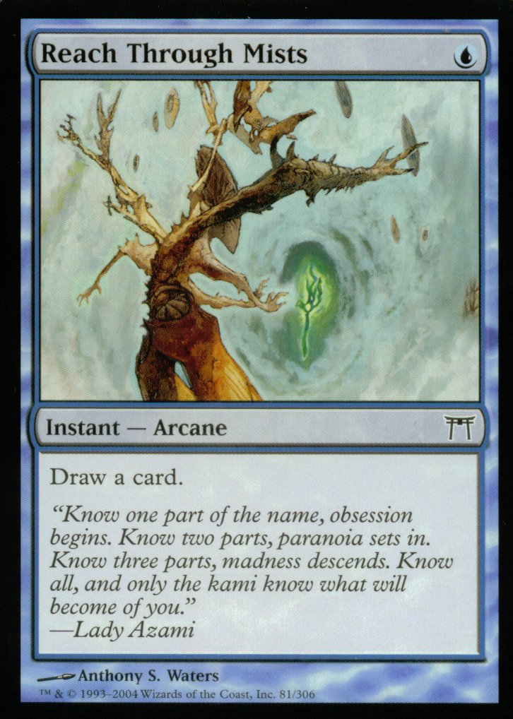 Reach Through Mists (Champions of Kamigawa) Light Play