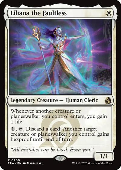 Liliana the Faultless (Reality Fracture) Light Play Foil