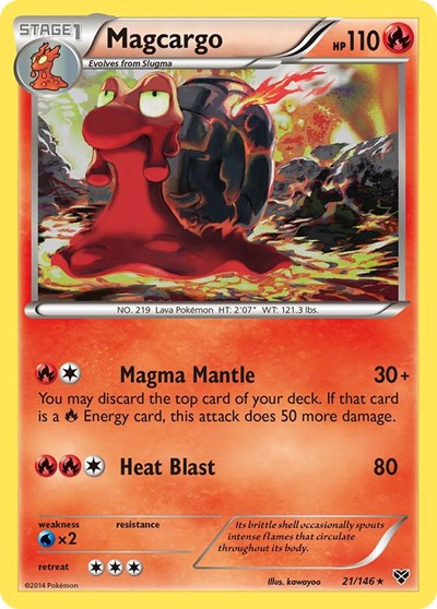 Magcargo (XY Base Set) Damaged / Poor