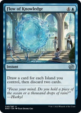 Flow of Knowledge (The Brothers' War) Light Play Foil