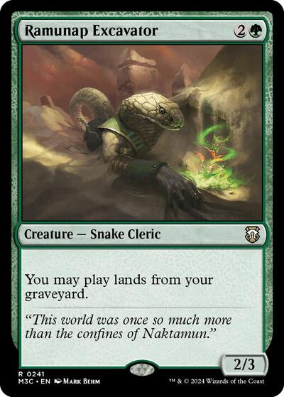 Ramunap Excavator (Commander: Modern Horizons 3) Light Play
