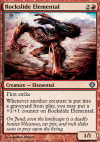 Rockslide Elemental (Shards of Alara) Light Play