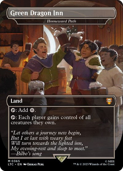 Green Dragon Inn - Homeward Path (Commander: The Lord of the Rings: Tales of Middle-earth) Light Play