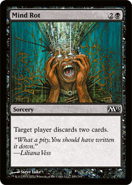 Mind Rot (Magic 2013 Core Set) Light Play Foil