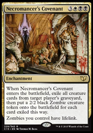 Necromancer's Covenant (Commander 2015) Light Play