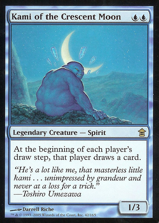 Kami of the Crescent Moon (Saviors of Kamigawa) Damaged / Poor