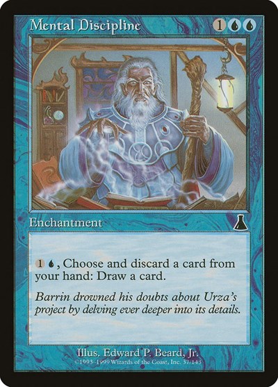 Mental Discipline (Urza's Destiny) Light Play