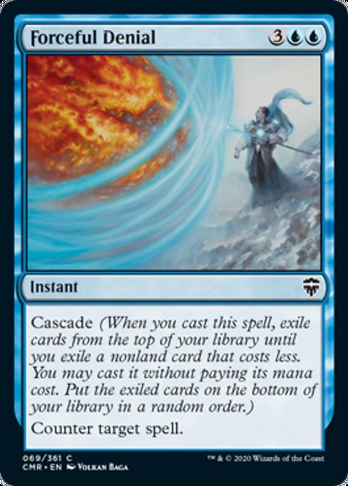 Forceful Denial (Commander Legends) Light Play