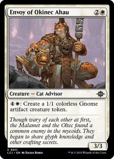 Envoy of Okinec Ahau (The Lost Caverns of Ixalan) Light Play