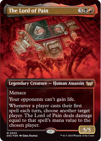 The Lord of Pain (Borderless) (Commander: Duskmourn: House of Horror) Near Mint Foil