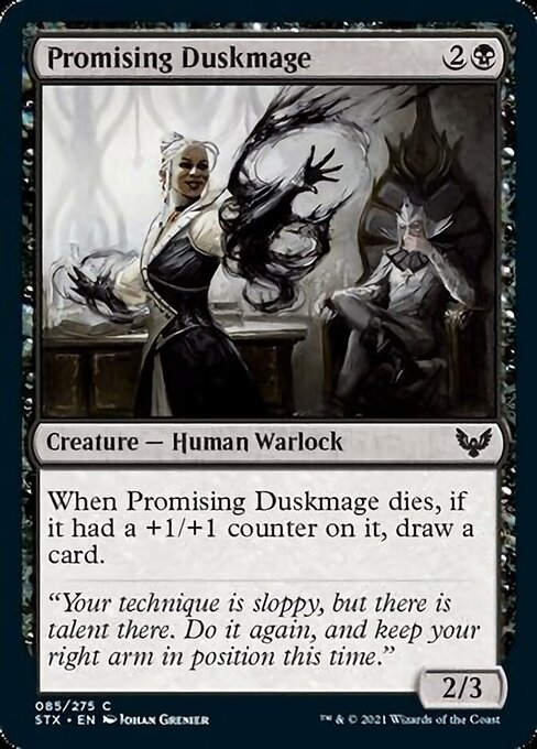 Promising Duskmage (Strixhaven) Light Play