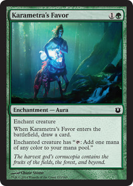 Karametra's Favor (Born of the Gods) Light Play