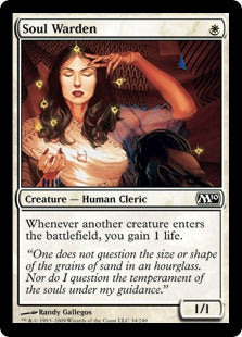Soul Warden (Magic 2010 Core Set) Medium Play