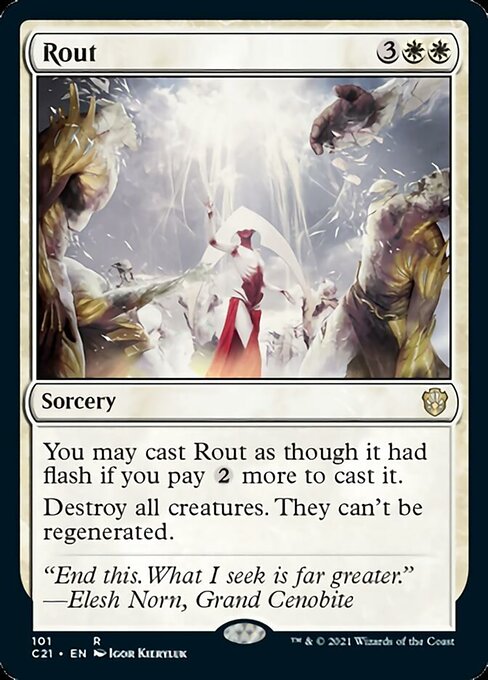 Rout (Commander 2021 Strixhaven) Light Play