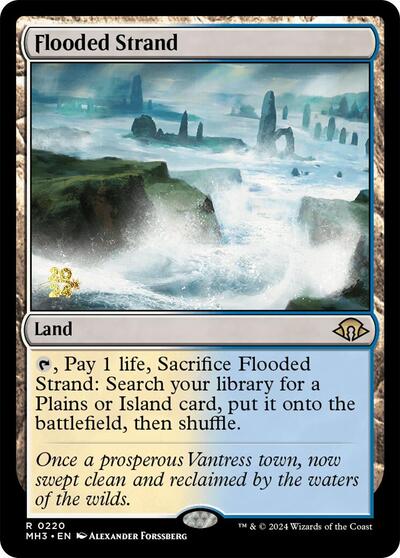 Flooded Strand (Promos: Prerelease Cards) Light Play Foil