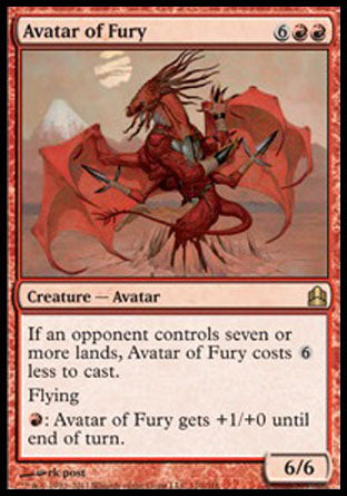 Avatar of Fury (Commander) Medium Play