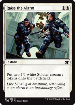 Raise the Alarm (Modern Masters 2015) Light Play