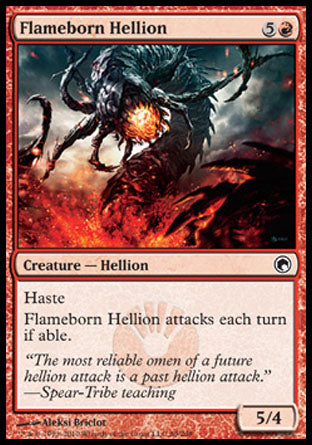 Flameborn Hellion (Scars of Mirrodin) Light Play