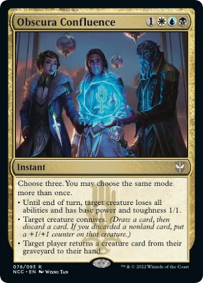Obscura Confluence (Commander: Streets of New Capenna) Light Play