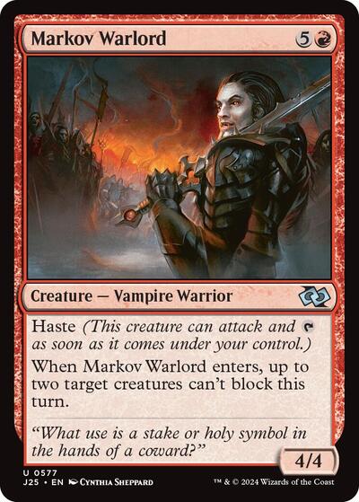 Markov Warlord (Foundations Jumpstart) Light Play