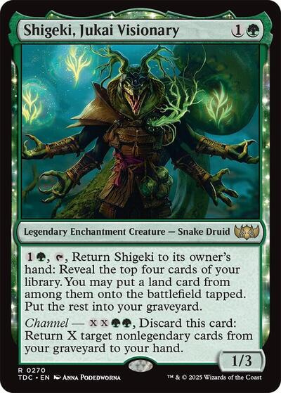 Shigeki, Jukai Visionary (Commander: Tarkir: Dragonstorm) Light Play