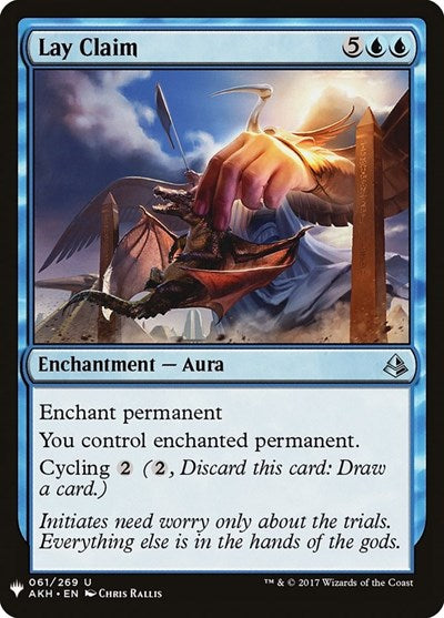 Lay Claim (Mystery Booster) Light Play