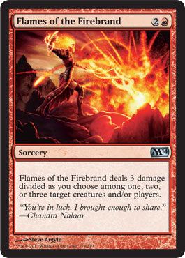Flames of the Firebrand (Magic 2014 Core Set) Light Play