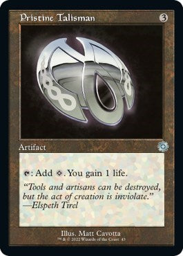 Pristine Talisman (The Brothers' War: Retro Frame Artifacts) Damaged / Poor