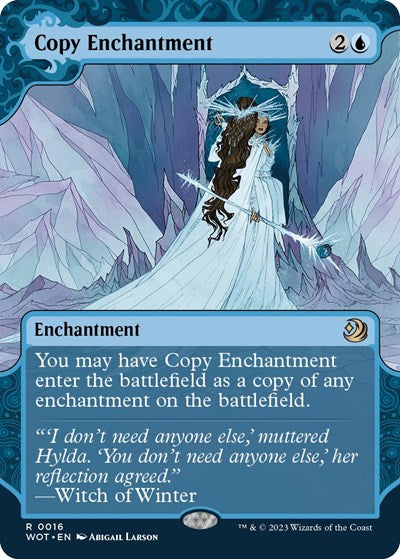 Copy Enchantment (Wilds of Eldraine: Enchanting Tales) Near Mint Foil
