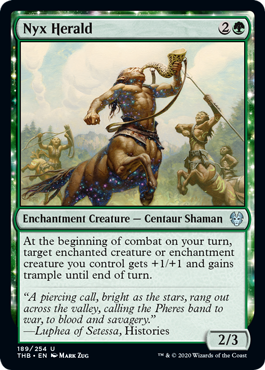 Nyx Herald (Theros Beyond Death) Light Play Foil