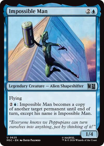 Impossible Man (Commander: Marvel Super Heroes) Near Mint Foil